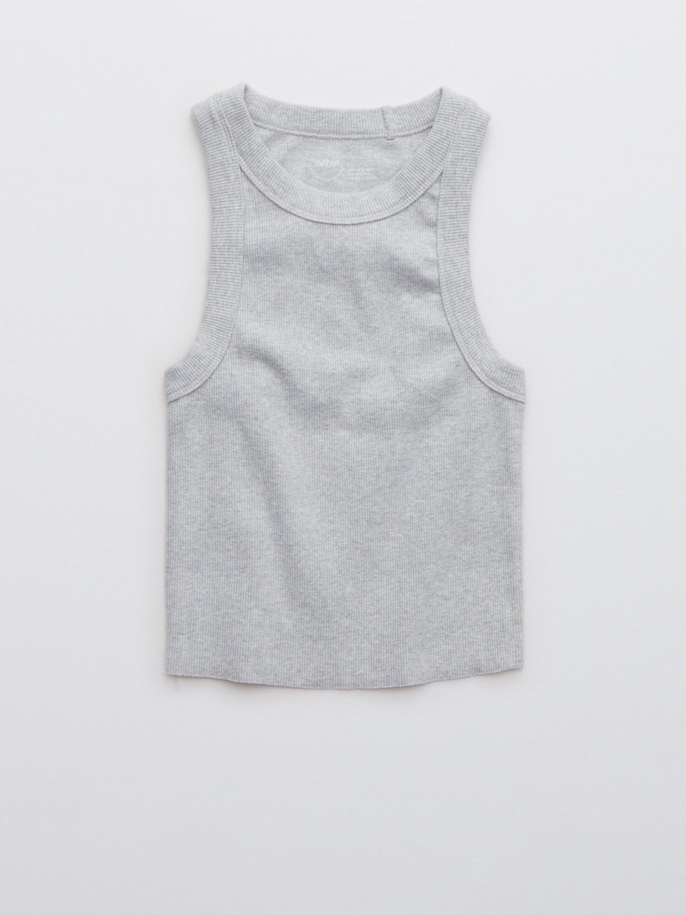 aerie Heather Gray Ribbed Tank